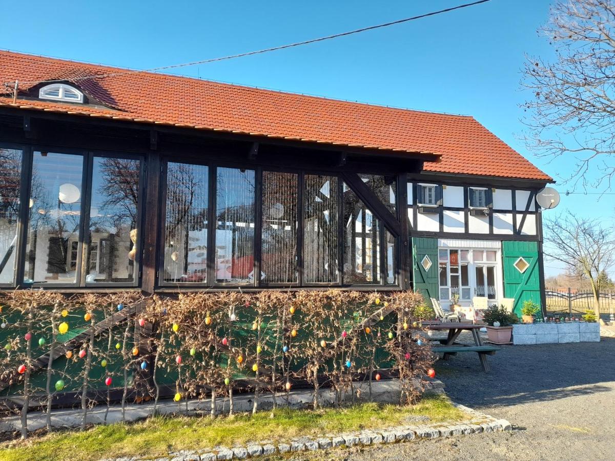 Ferienwohnung Im Dreiländereck - DOM PRZY TRZECH GRANICACH Löschney Exterior foto