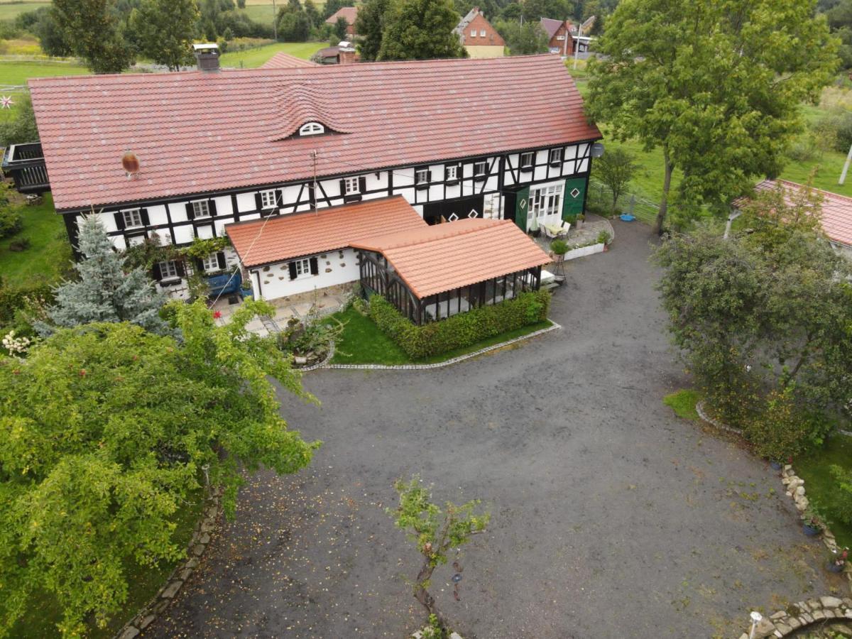 Ferienwohnung Im Dreiländereck - DOM PRZY TRZECH GRANICACH Löschney Exterior foto